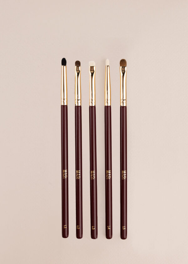 Make-up brush set for fine details