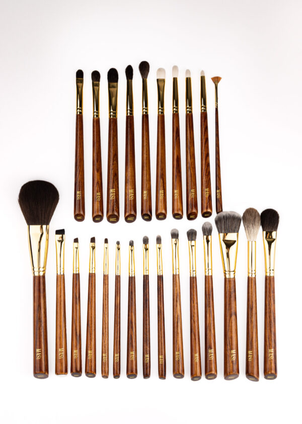 Professional makeup brush set