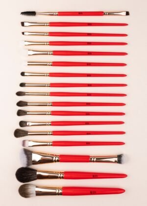 Makiažo teptukų rinkinys MASI ICONIC RED