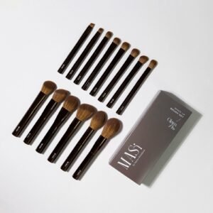 Makiažo šepetelių rinkinys Masi Glam pro